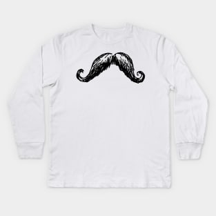 Moustache Kids Long Sleeve T-Shirt